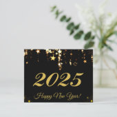 2025,あけましておめでとう！金星＆黒背景 シーズンカード (スタンド正面)