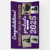 2025 はっきりした Sketch 4フォトおめでとう卒業パーティー 横断幕 (縦)