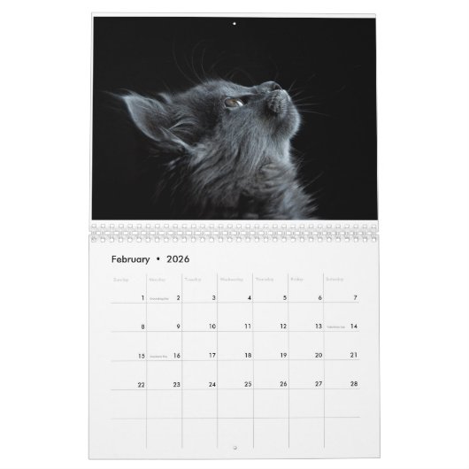 2025 カレンダー (2月 2026)