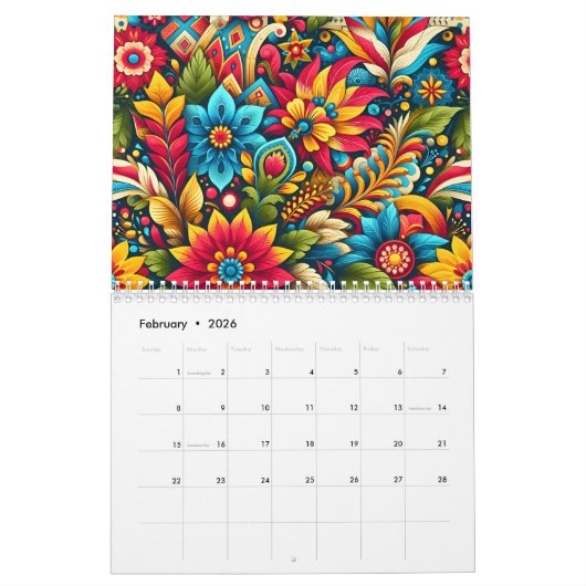 2025 カレンダー (2月 2026)