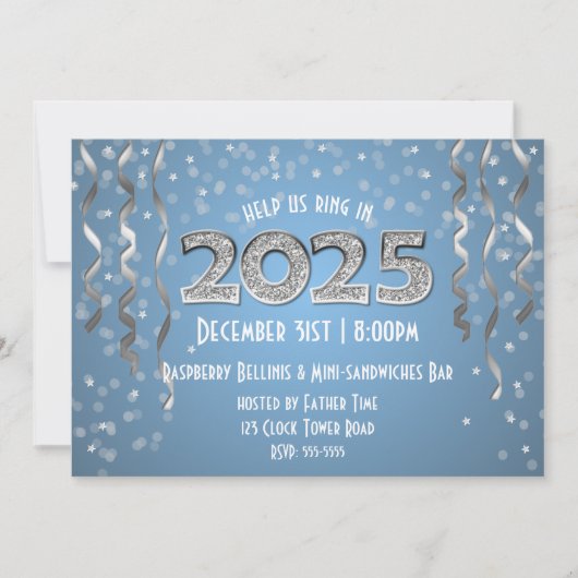 2025 ダイヤモンド 新年 招待状 (正面)