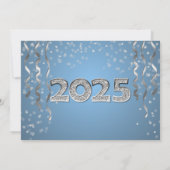 2025 ダイヤモンド 新年 招待状 (裏面)