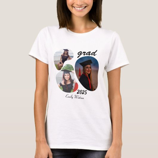 2025 パーソナライズされた年 Tシャツ (正面)