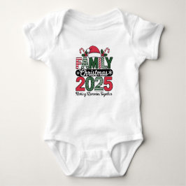 2025 ファミリークリスマス ベビーボディスーツ