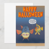 2025 フィッシュフォークアート ハロウィンカード (正面/裏面)