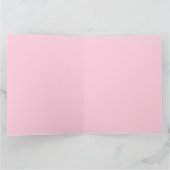 2025 モダンなクリスマス 赤とピンクの明るい カード (内部)