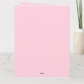 2025 モダンなクリスマス 赤とピンクの明るい カード (裏面)