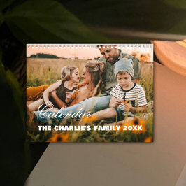 2025 モダンカスタム家族フォトカレンダー – 作成 カレンダー