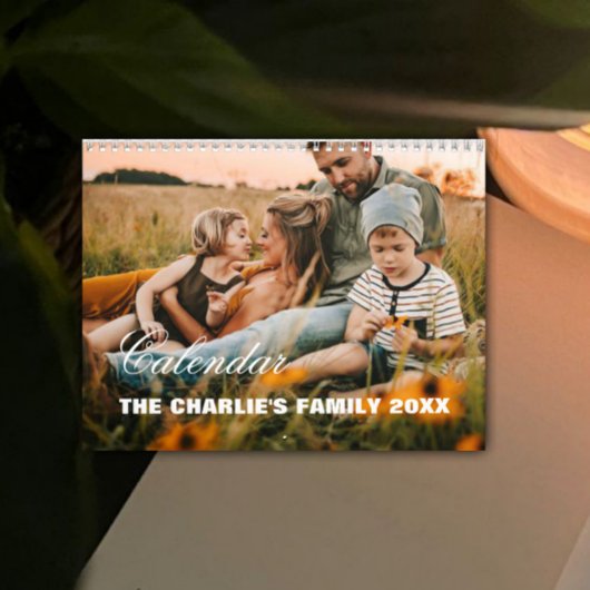 2025 モダンカスタム家族フォトカレンダー – 作成 カレンダー