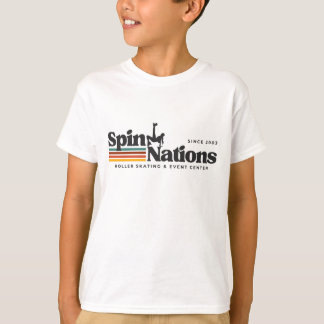 2025 レトロ SpinNations ロゴ キッズTシャツ Tシャツ