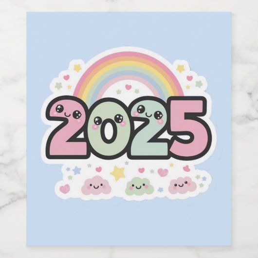 "2025 ワインラベル (シングルラベル)