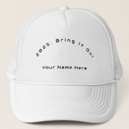 2025：名前を付けて持って来いカスタムWhite-Cap キャップ