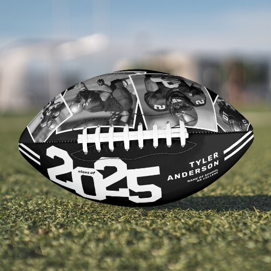 2025 年度卒業生 シニア フォー フォト ブラック アメリカンフットボール