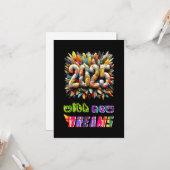 2025 新たな夢とともに カード (正面/裏面インサイチュ)