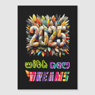 2025 新たな夢とともに マグネット招待状