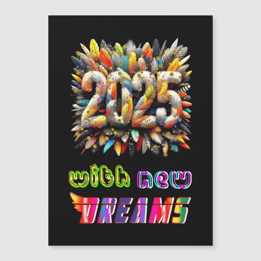 2025 新たな夢とともに マグネット招待状 (正面)