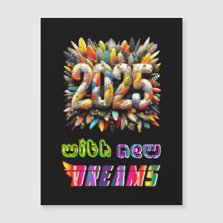 2025 新たな夢とともに マグネット招待状