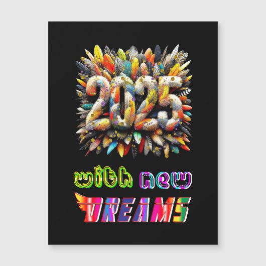 2025 新たな夢とともに マグネット招待状 (正面)