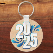 2025：新年の新しい始まり、新しいYou Keychain キーホルダー (裏面)