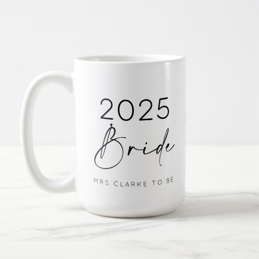 2025 花嫁予定の結婚前お披露目パーティー コーヒーマグカップ (左)
