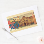 2025 100 Centigram Gold Aurum Texas The Alamo  長方形シール (封筒)