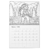 2025/2026年の勇敢な消防士の救助活動 カレンダー (2月 2026)