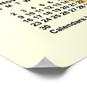 2025-2026 サニー・デイズ・スクール・イヤー・カレンダー バイ・ジャンズ ポスター (角)