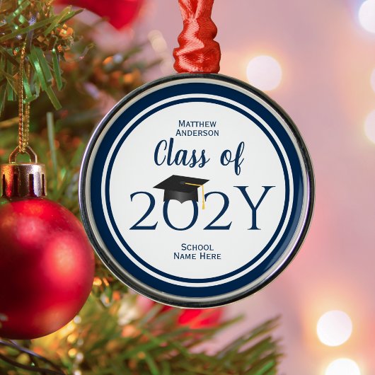 2025 2026 卒業式 帽子 大学生 メタルオーナメント