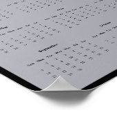 2025 Bald Eagle Wall Calendarポスター ポスター (角)