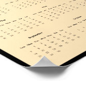2025 Barn Owl Wall Calendarポスター ポスター (角)