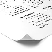 2025 Bluebird On Branchポスターカレンダー ポスター (角)