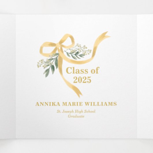 2025 Bow大学院の写数々の真 三つ折り案内状 (内部中)