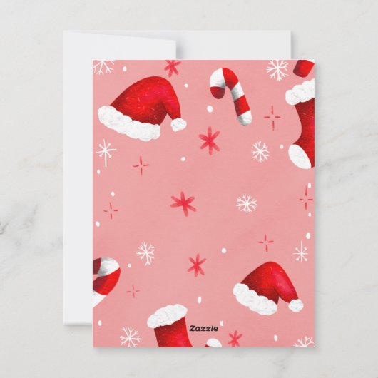 2025 Business Logoカレンダー会社フェスティバル赤 シーズンカード (裏面)