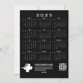 2025 Calendar Advent Await the Lord Christmas シーズンカード (裏面)