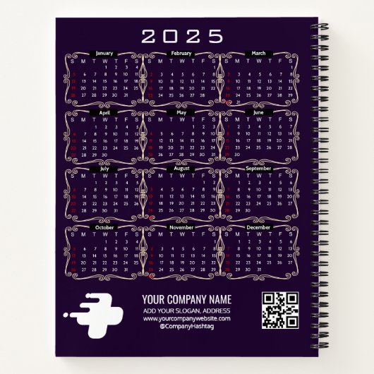 2025 Calendar Nativity Manger O Holy Night Script ノートブック (裏面)