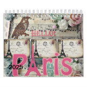 2025 Calendar Paris，フランス カレンダー (カバー)