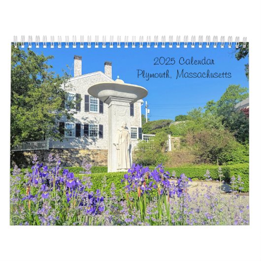 2025 Calendar Plymouth Massachusetts カレンダー (カバー)