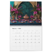 2025 Calendar tropical カレンダー (2月 2026)