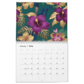2025 Calendar tropical カレンダー (1月 2026)