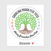 2025 Carolina Fest 異教の Vinylシール シール (シート)