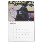 2025 Cat Artist Series Calendar second version カレンダー (3月 2026)
