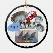 2025 Ceramic Circle Ornament Zephyrus セラミックオーナメント (裏面)