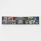 2025 Chalkboard Sketch 10写真卒業パーティー 横断幕 (横)