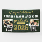 2025 Chalkboard Sketch 4写真卒業パーティー 横断幕 (横)