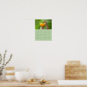 2025 Chipmunk Wall Calendarポスター ポスター (キッチン)
