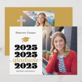 2025 Christian金ゴールド卒業写真のお知らせ 案内状