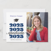 2025 Christian Blue卒業写真の発表 案内状 (正面)