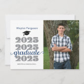 2025 Christian Blue卒業写真の発表 案内状 (正面)