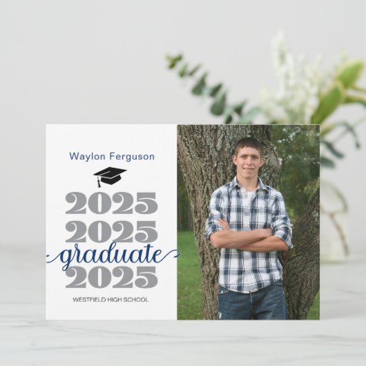 2025 Christian Blue卒業写真の発表 案内状 (スタンド正面)