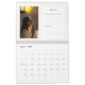 2025 Christian Reflection Wall Calendar 11" x 8.5 カレンダー (3月 2027)